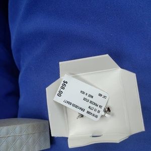 1/5 diamond earrings sterling silver